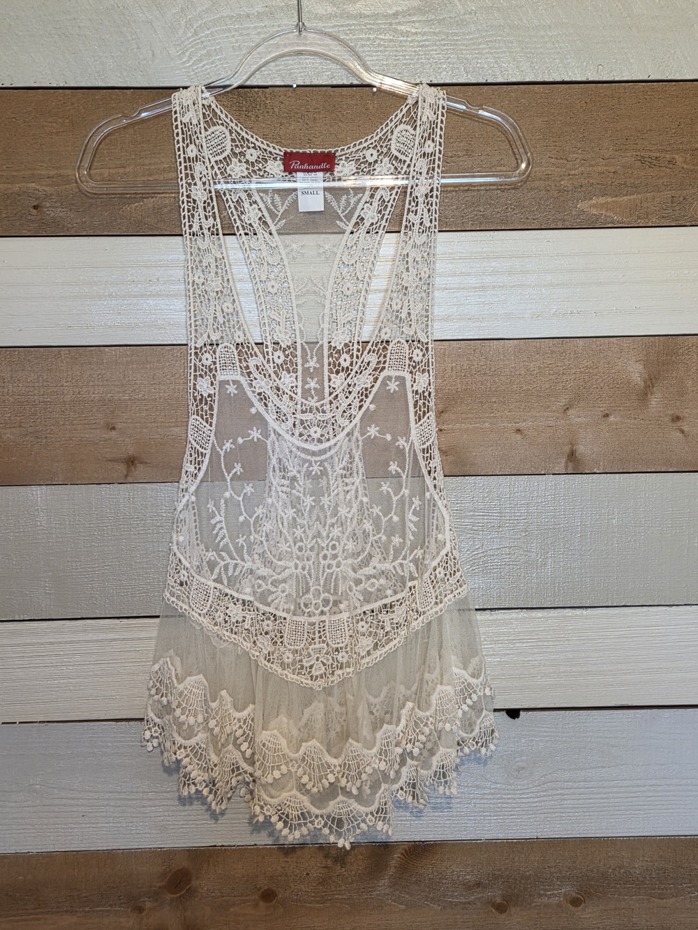 Panhandle Boho Sheer Tank Top